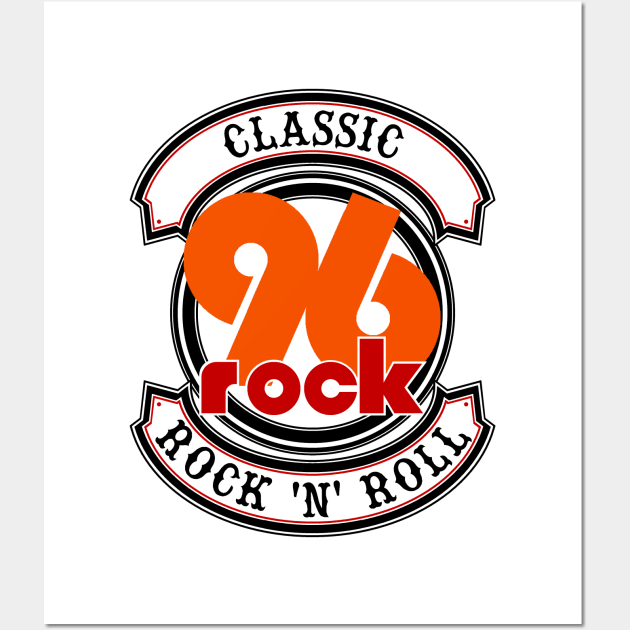 Classic Rock n Roll 96 Version 1 Wall Art by J. Rufus T-Shirtery